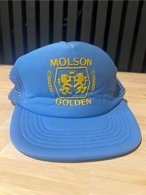 Vintage Molson Golden Trucker Hat